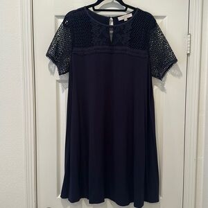 Navy blue t shirt dress from LOFT